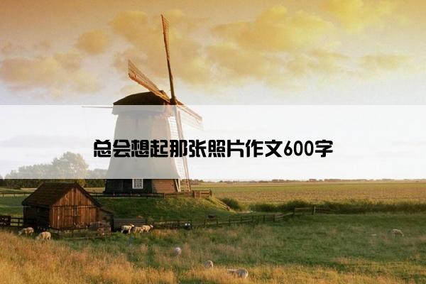 总会想起那张照片作文600字