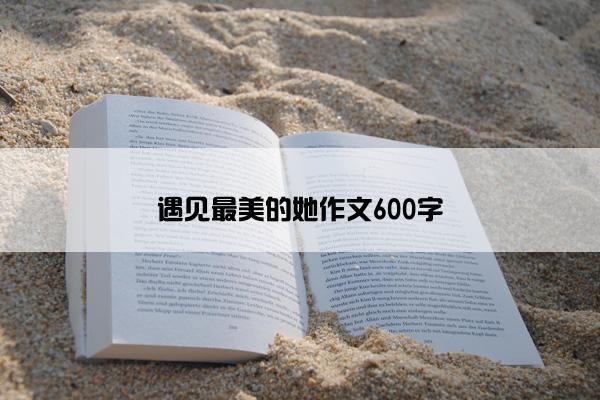 遇见最美的她作文600字