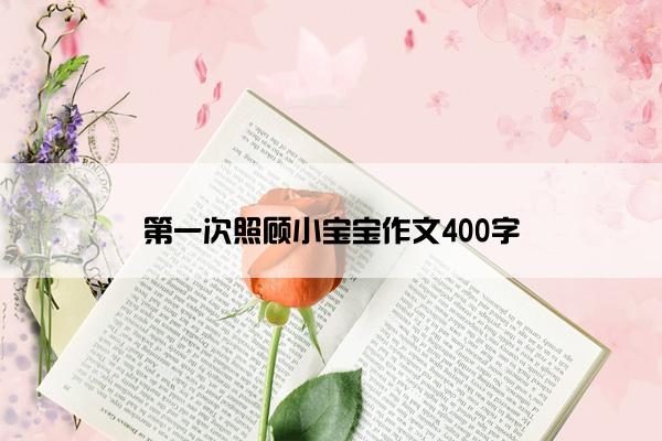 第一次照顾小宝宝作文400字